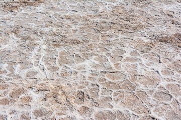 Salt in the Death Valley National Park, California