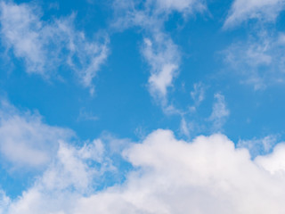 おもしろい雲と空のイメージ素材