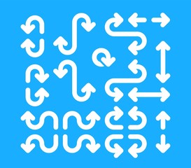 Set of arrow icons. Arrows vector collection EPS10.