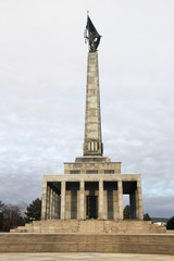 Fototapeta na wymiar Slavin military memorial in Bratislava, Slovakia