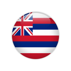 Flag Hawaii button