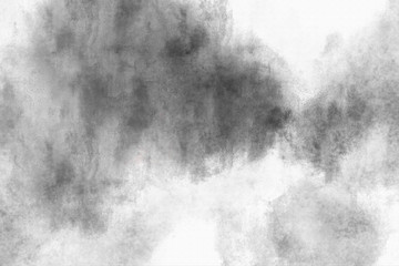 brush stroke grunge texture background, black and white background.