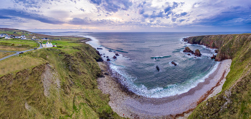 Aerial view of the Bloody Foreland, County Donegal, Ireland © Lukassek