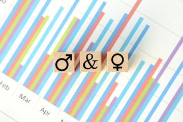 ビジネスイメージ―男性と女性