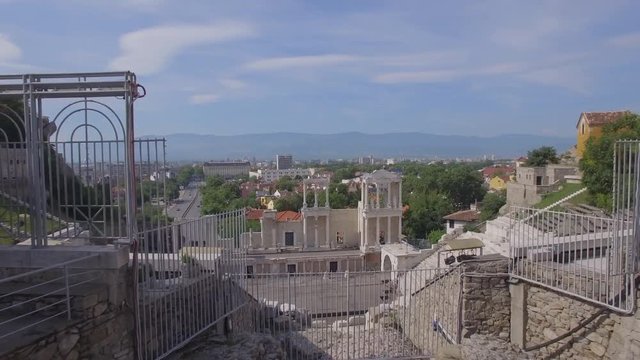 Ancient Amphitheater in Plovdiv, Bulgaria