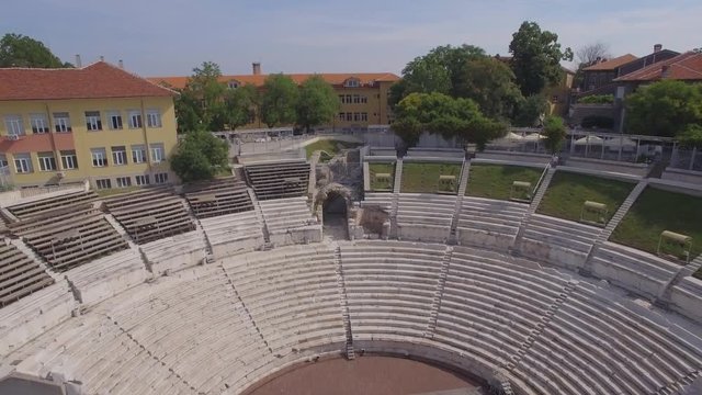 Ancient Amphitheater in Plovdiv, Bulgaria