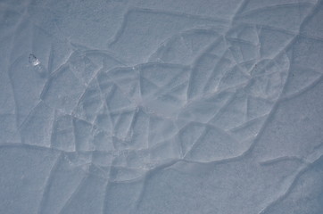 ice cracks
