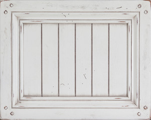 White wooden furniture facade for background. instagram