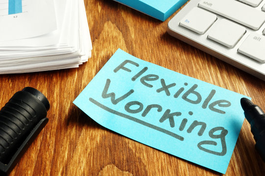 Flexible Working Policy Concept. Piece Of Paper On Table.