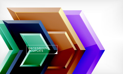 Arrow geometrical abstract background, directional wallpaper concept