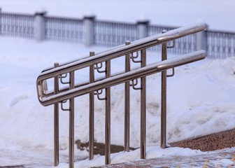 chrome railing