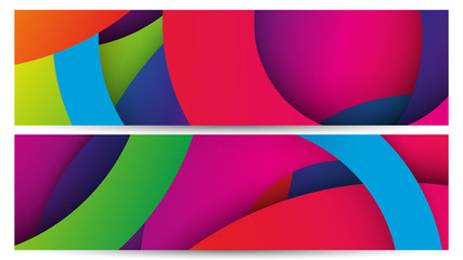 Kolorowe koła. Abstrakcyjne tło wektor © Rzoog