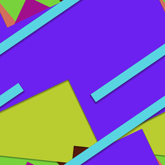 Flat material design - Creative vector trend seamless