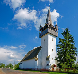 Gothic Roman Catholic, former Reformed church in village Bene, Ukraine