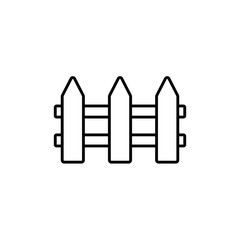 fence icon. vector illustration