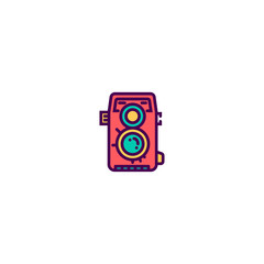 Photo Camera icon design. Photography and video icon vector design