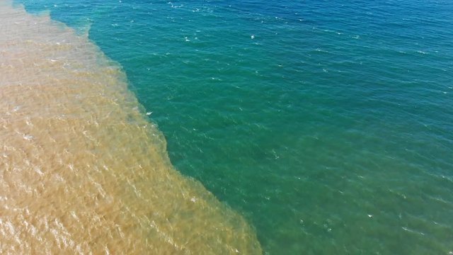 two different ocean colors