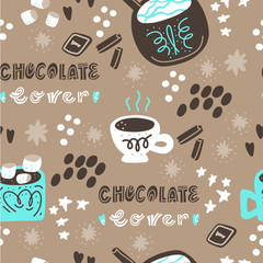 Hot Chocolate Vector Set