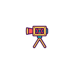 Video Camera icon design. Video icon vector design