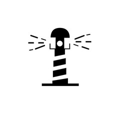 Lighthous. Tower icon. Marine symbol. vector icon