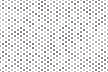 Dots background black white seamless pattern