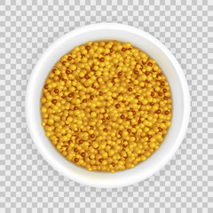 Mustard in a bowl