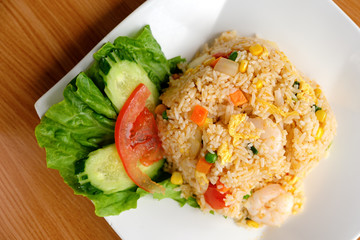 Thai fried rice  with seafood