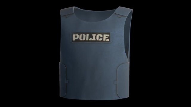 Bulletproof vest Police Flack Jacket 360 rotation loop