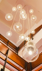 ceiling pendant lamp with beautiful warm lights