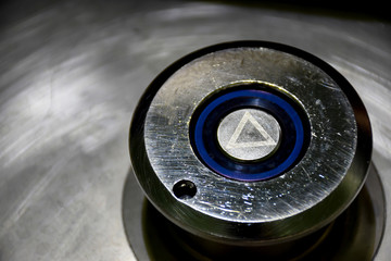 Close up beer keg  dispenser valve