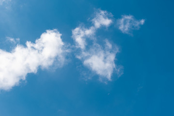 blue sky with cloud