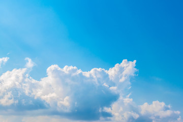 blue sky with cloud