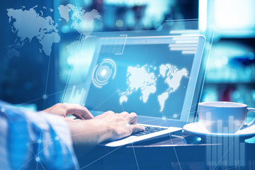 Digital technology concept