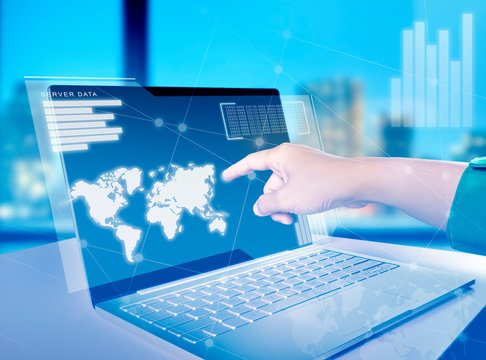 Digital technology concept