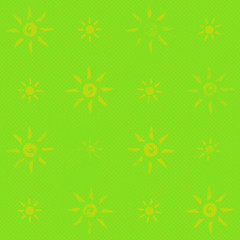 Seamless abstract pattern. Texture in green and yellow colors.