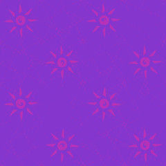 Naklejka na ściany i meble Seamless abstract pattern. Texture in violet and pink colors.