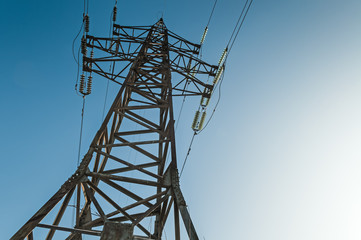 electricity power transmission pylon tower