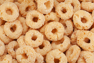 Sweet brekfast cereal rings