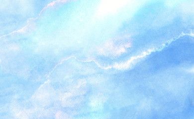 Paper textured vintage purple abstract watercolor painted illustration for retro aquarelle card design. Ink effect grungy violet gradient water color artistic brush paint stain background