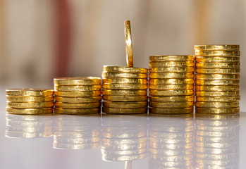 Save money and account banking for finance