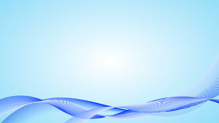 Abstract color wave vector.Beautiful curve or smoke design background vector.