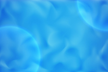 Soap Bubbles Pattern on Light Blue Soapy Water Background