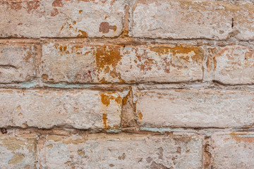 Brick texture with scratches and cracks