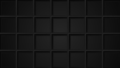 Abstract Back Vector Background or Dark Texture with Squares