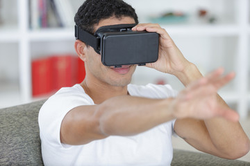 trying virtual reality with microsoft hololens