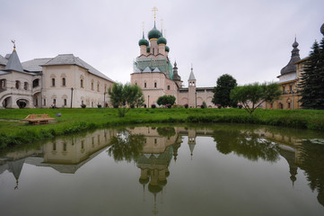 Fototapeta na wymiar Rostov Kremlin view