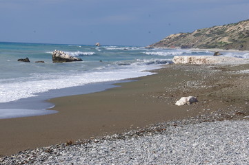 The coast is known as the birthplace of the Greek goddess Aphrodite.