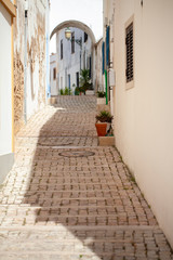 Fototapeta na wymiar Calle de Albufeira, Algarve (Portugal)
