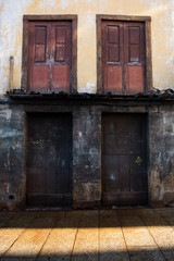 door in old house