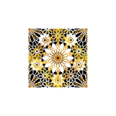 Pattern Geometric Islamic Background Template Vector Art